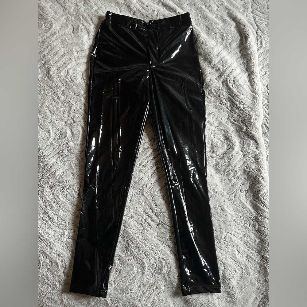 Shein Faux Latex Pants